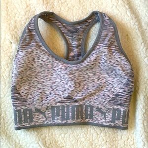 Puma Sports Bra, Multicolored, Small